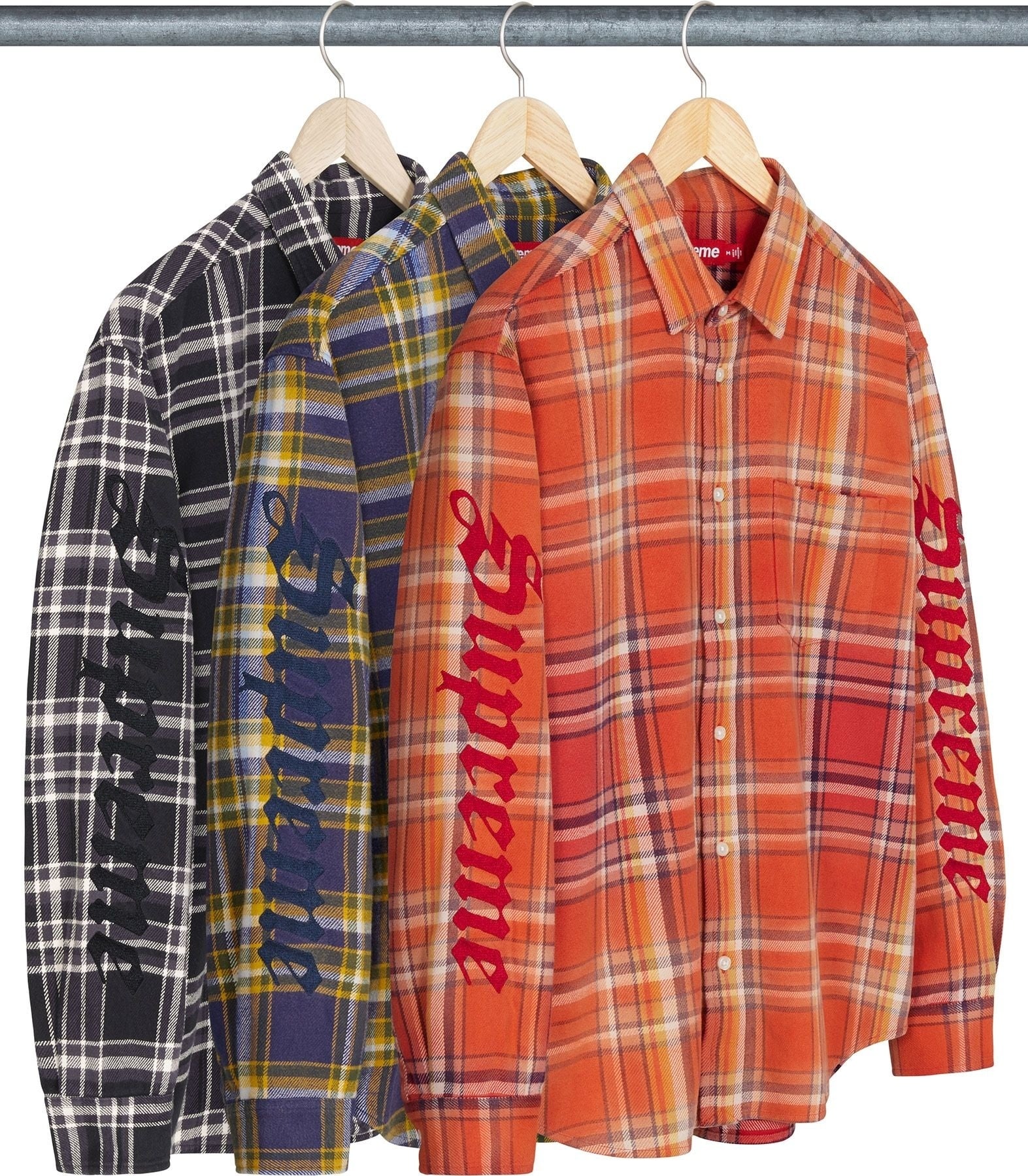 Old English Plaid Flannel Shirt
